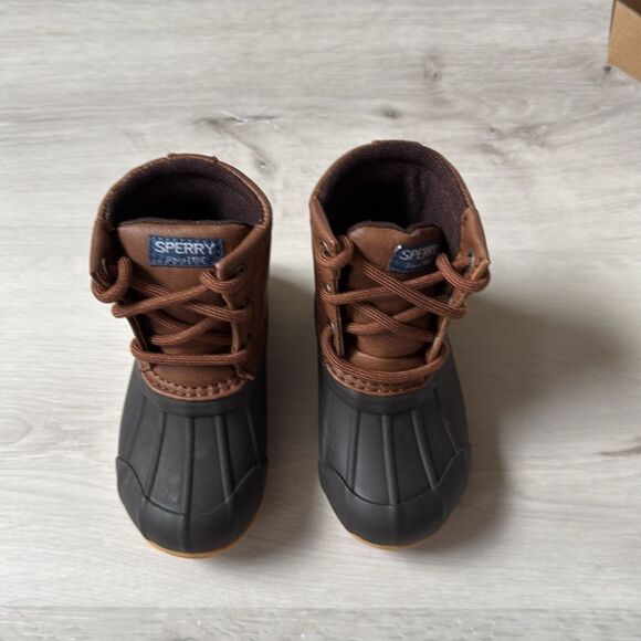 SPERRY Port Boot boys tan/brown 6M NWT in box - Picture 11 of 12